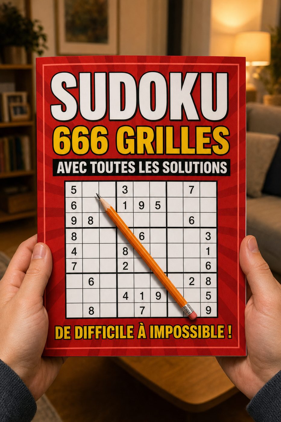 Le livre tenu en mains